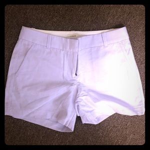 J.Crew Lilac Chino Shorts Size 2
